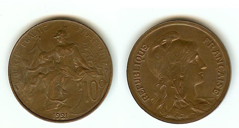 10 centimes Daniel-Dupuis 1921